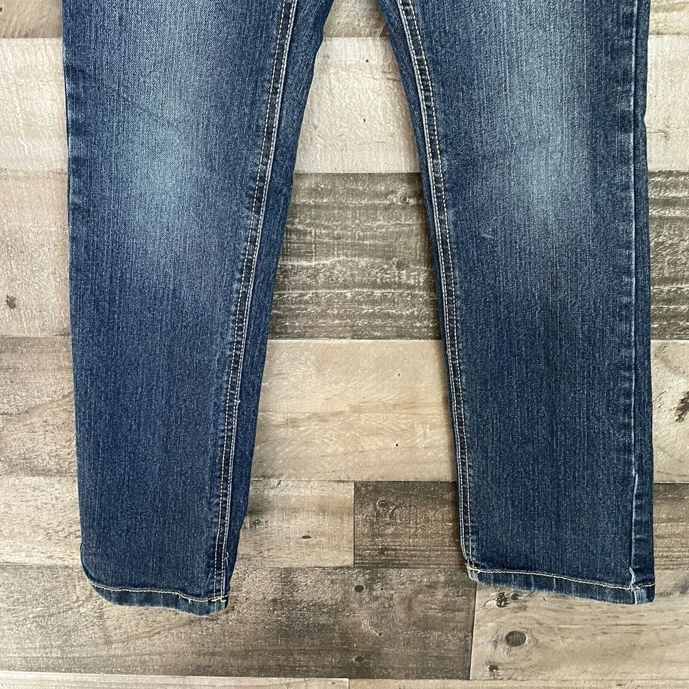 The Childrens‎ Place Girls Jeans Size 12 Stretch Bling Pockets Adjustable Waist